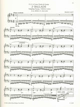 Liszt, Ballade No. 2, 2 versions (Editio Musica Budapest)