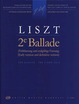 Liszt, Ballade No. 2, 2 versions (Editio Musica Budapest)