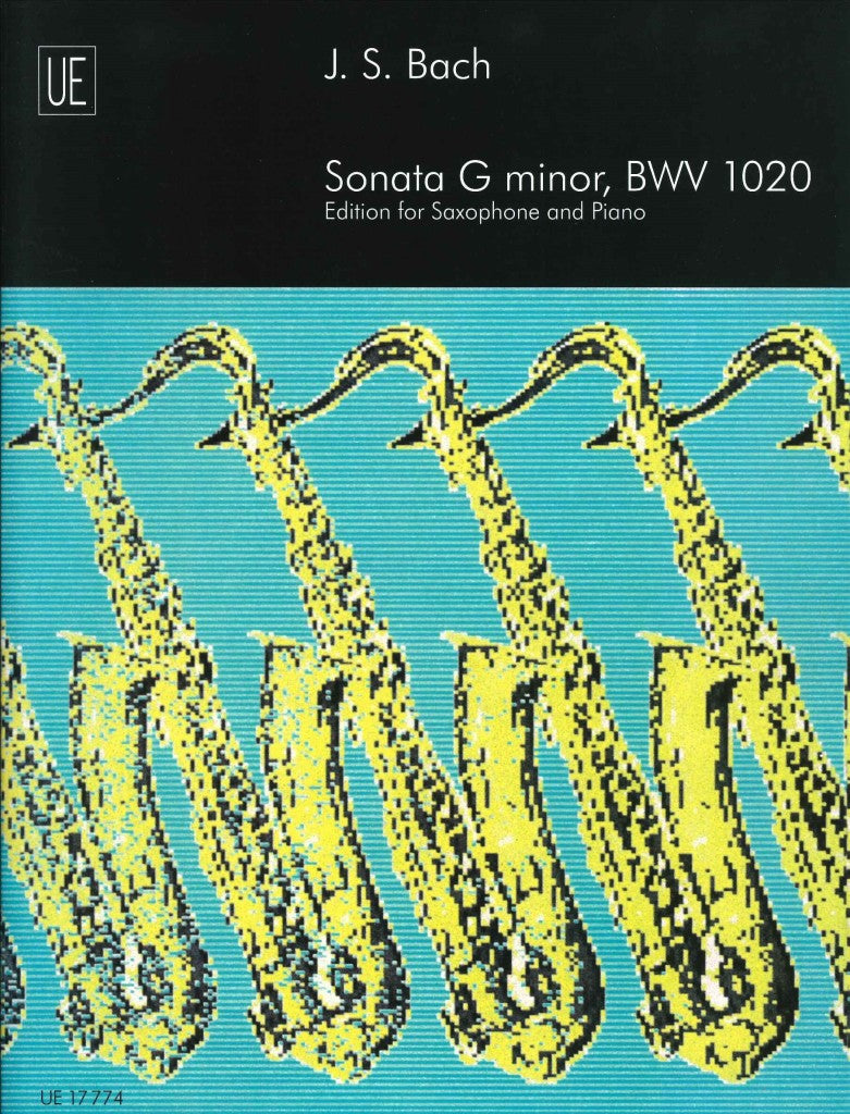 Bach, Sonata BWV 1020 in g (S/A/T Sax,Pf (Universal)