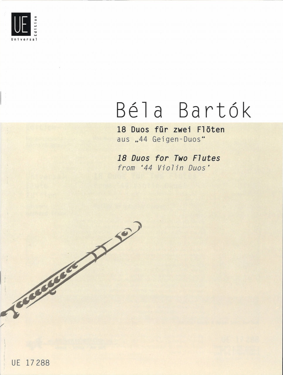 Bartok, 18 Duos aus 44 Geigen-Duos (Universal)