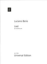 Berio, Lied (1983) (BbCl Solo) (Universal)