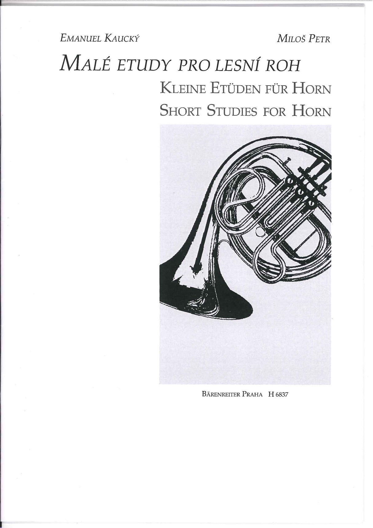 Kaucky/Petr, Short Studies for Horn (Supraphon)