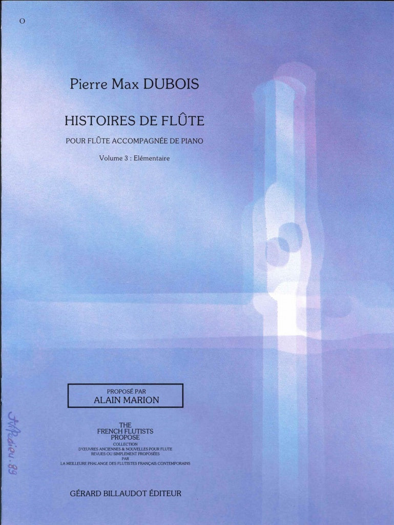 Dubois, Histoires de flutes 3 (Fl,Pf) (Billaudot)