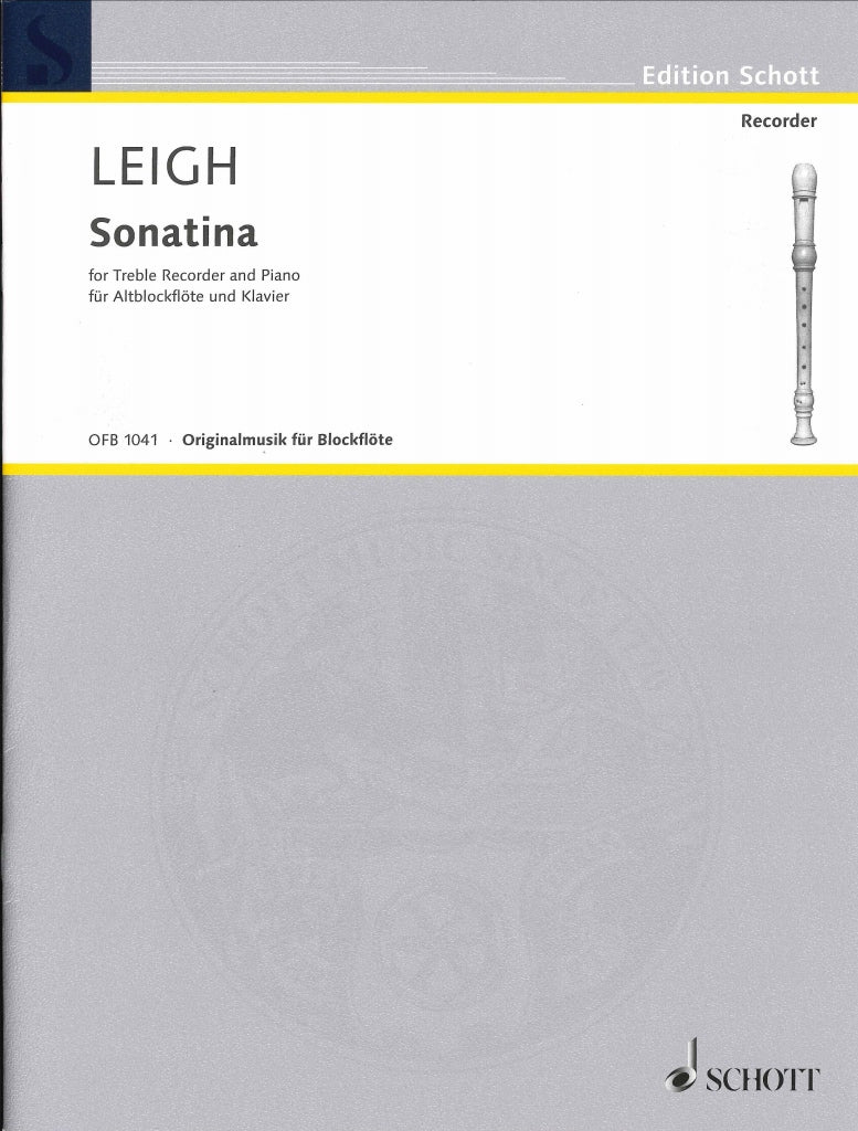 Leigh, Sonatina (ARec,Pf) (Schott)