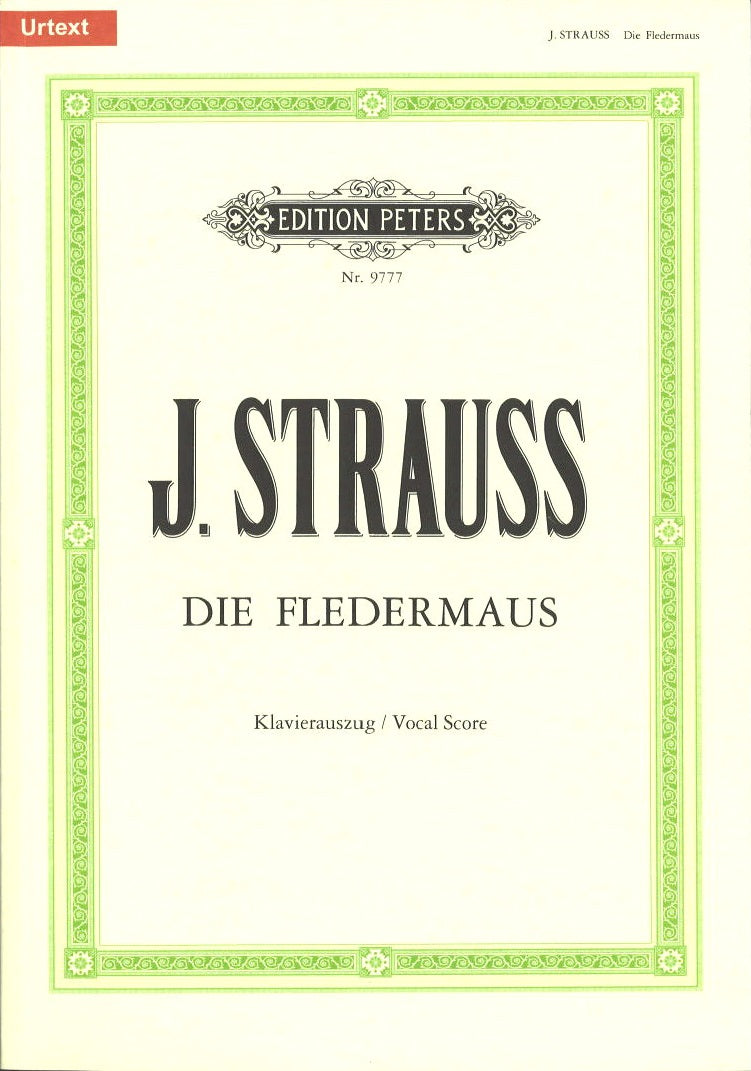 Strauss,J., Fledermaus [G] (Peters)