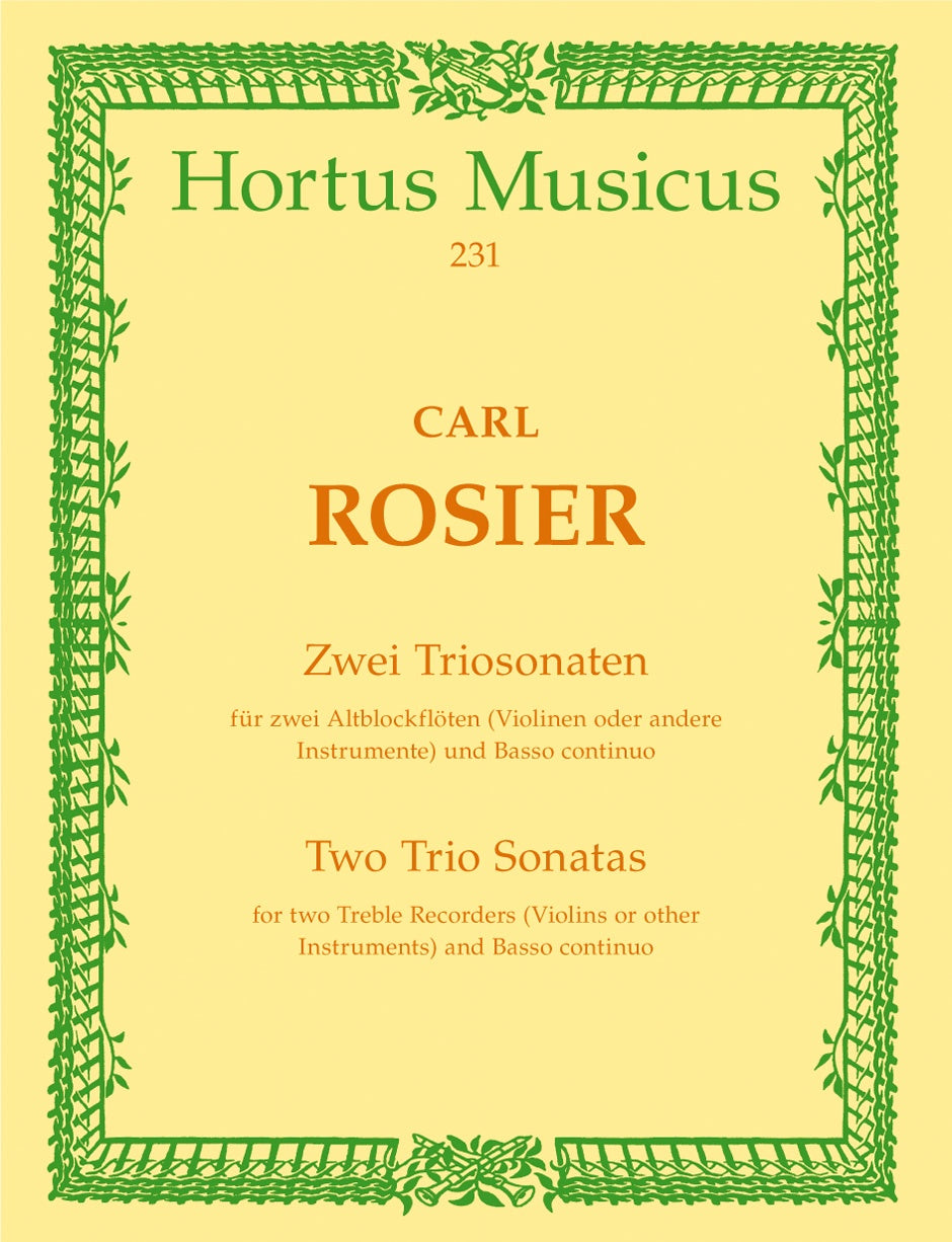 Rosier,C., Triosonaten (Barenreiter)