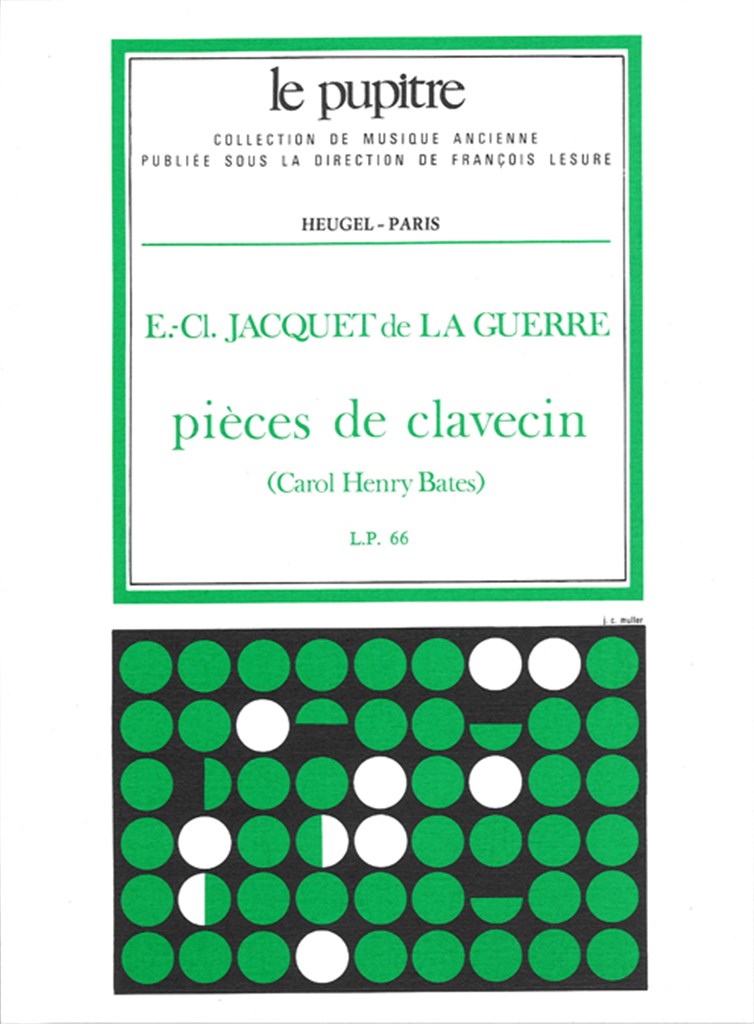 Jacquet de La Guerre, Pieces de clavecin (Heugel)