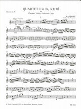 Mozart, Quartet KV 317d in Bb (Cl,Str) (Musica Rara)