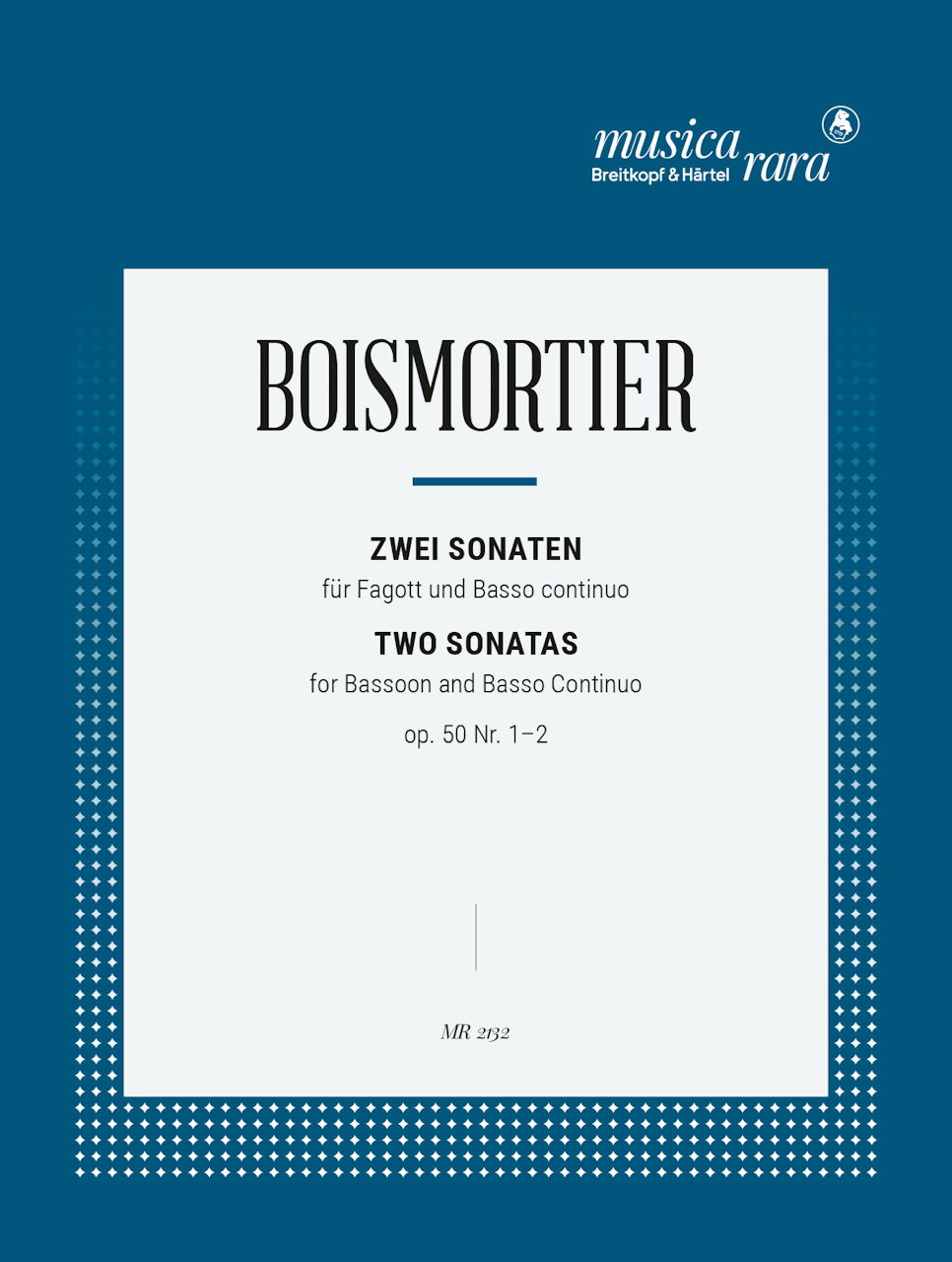 Boismortier, Sonatas op. 50/1, 2 (Bn,Bc) (Musica Rara)