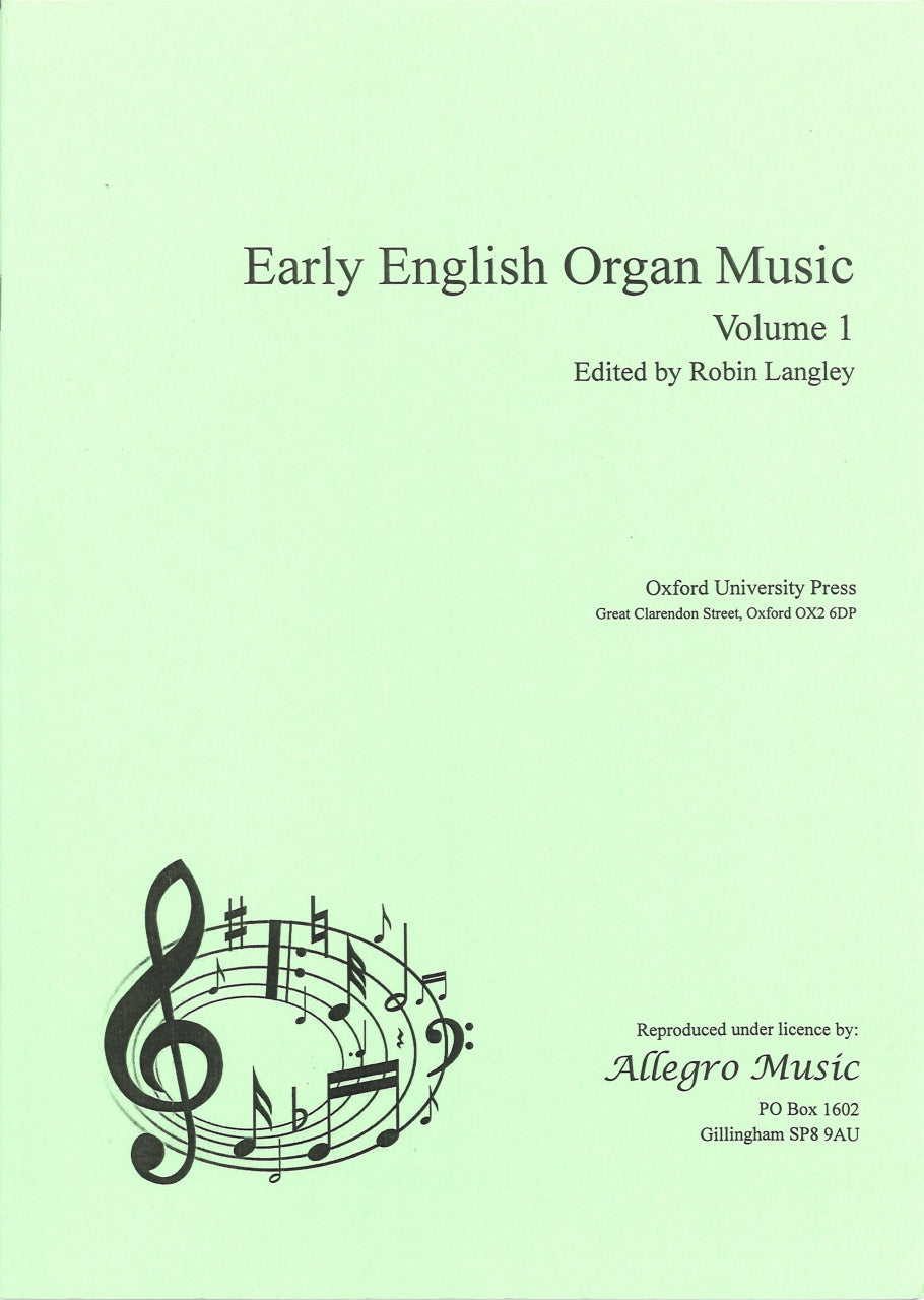 Early English Organ Music 1 (Oxford University Press/Allegro Music)