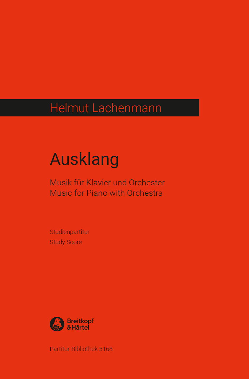 Lachenmann, Ausklang: Musik fur Klavie (Breitkopf)