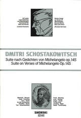 Shostakovich, Suite nach Michelangelo (Sikorski)