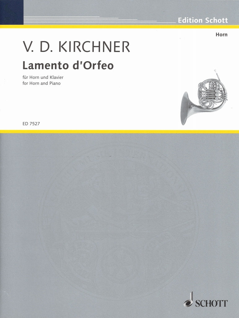 Kirchner,V.D., Lamento d'Orfeo (Schott)