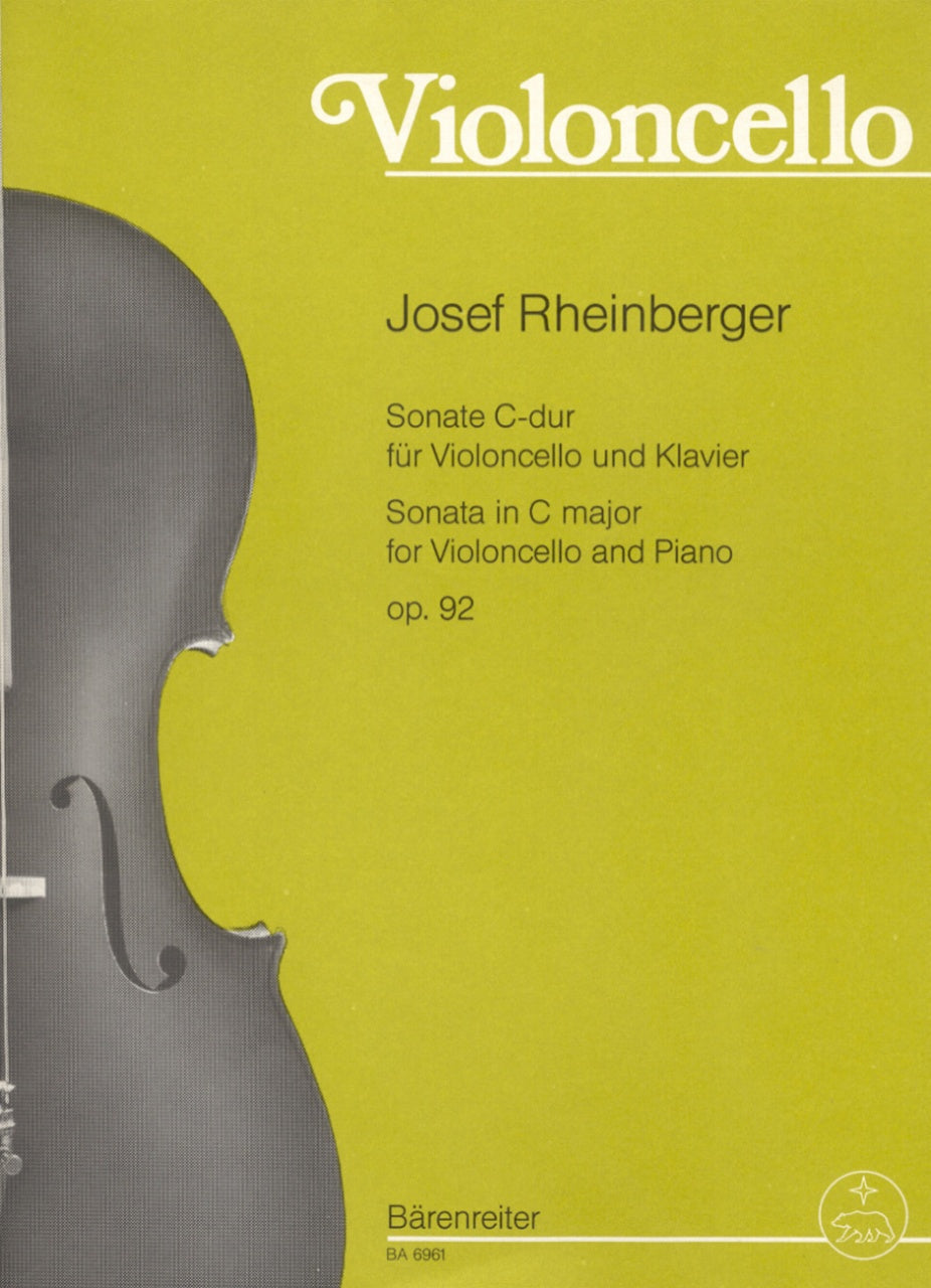 Rheinberger, Sonata op. 92 in C (Barenreiter)