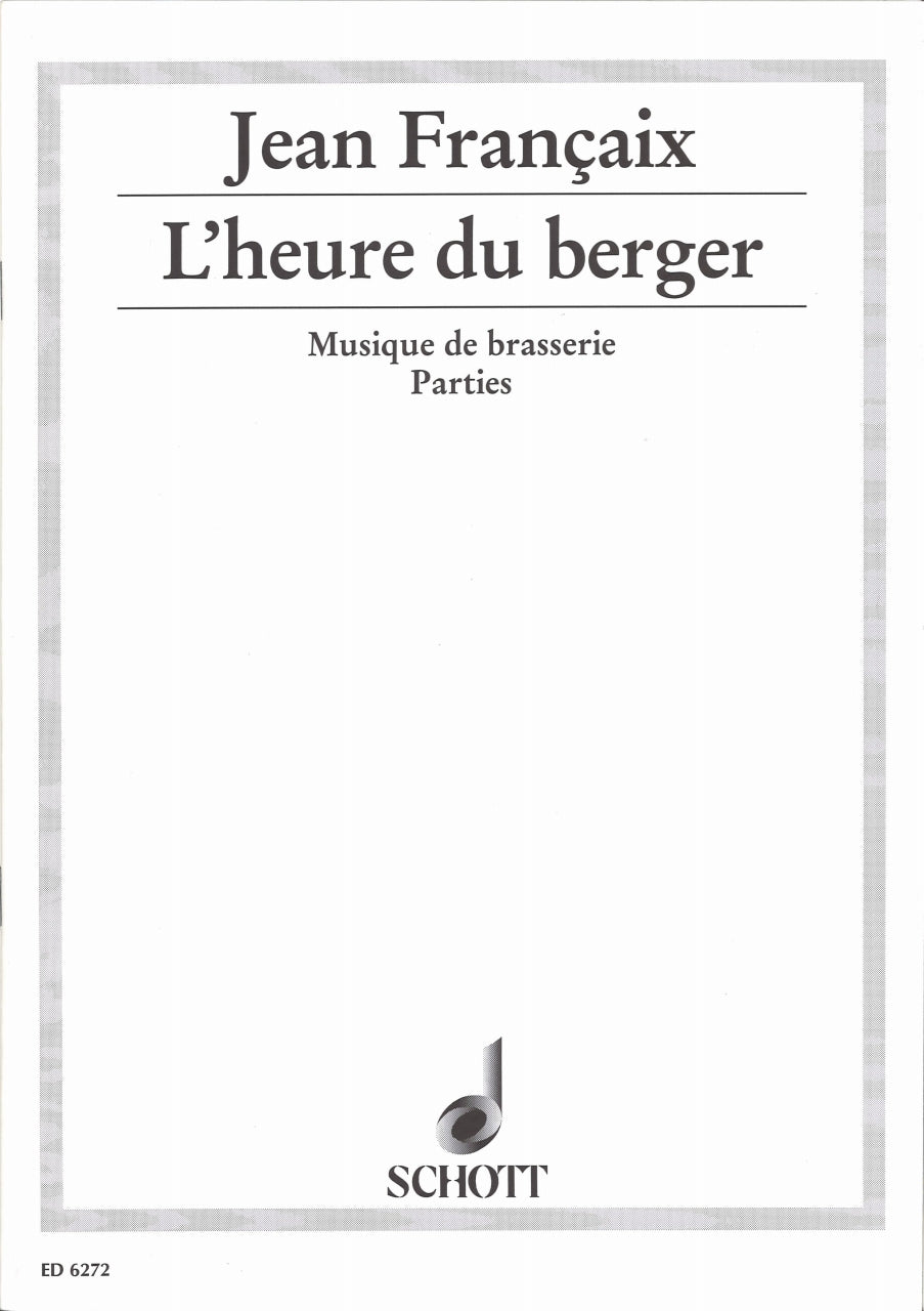 Francaix, heure du berger (Schott)