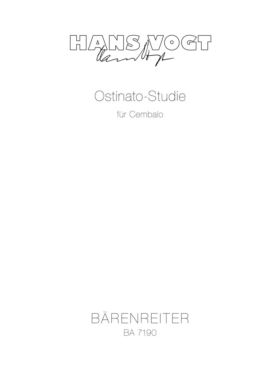 Vogt, Ostinato-Studie Nr.2 (Barenreiter)