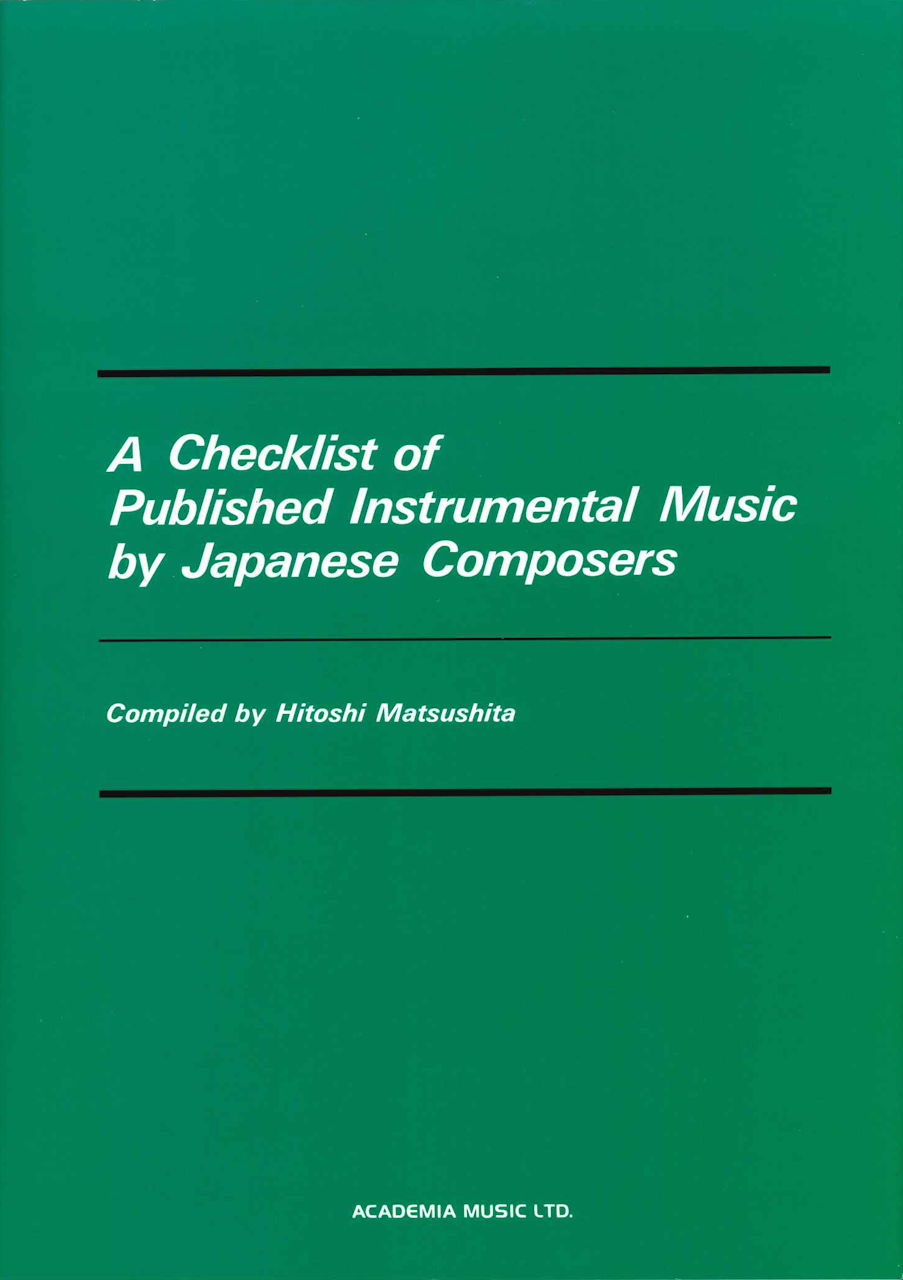 Checklist of Published Instrumental Musi (Academia)