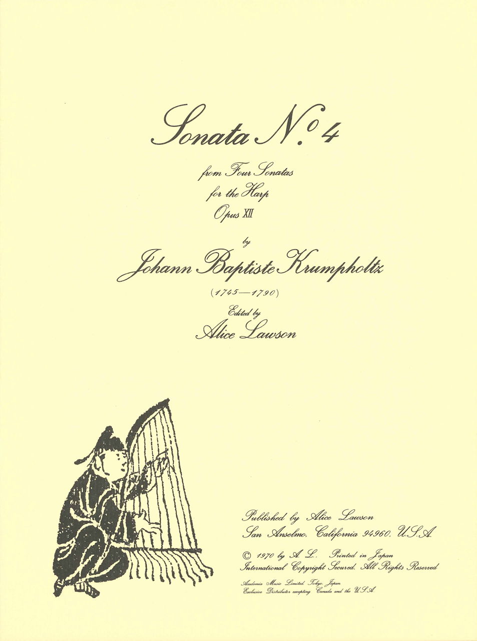 Krumpholtz, Sonata No. 4 (Academia Music)