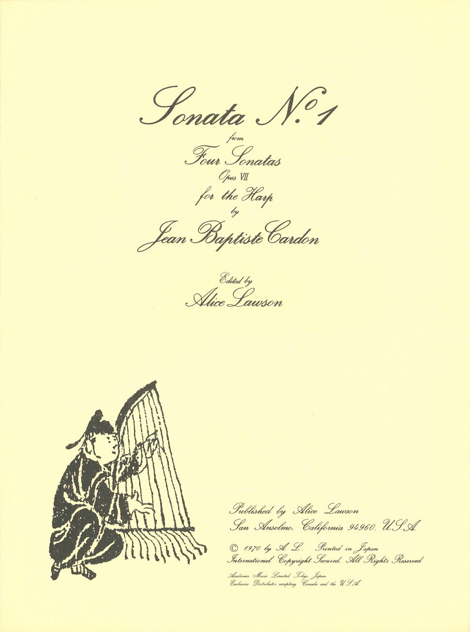 Cardon, Sonata No.1 (Academia Music)