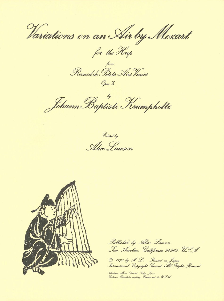 Krumpholtz, Variations on Air Mozart (Academia Music)