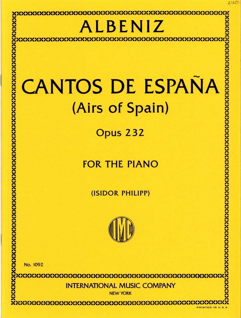 Albeniz, op.232 Cantos de Espana (IMC)