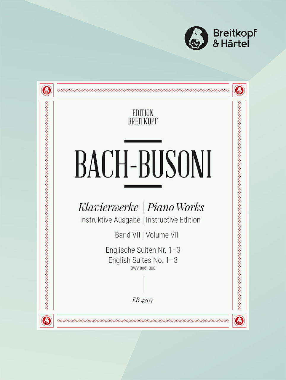 Bach, Englische Suiten Nr.1-3 (Busoni) (Breitkopf)
