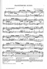 Bach, Franzosische Suiten (Fischer) (W.Hansen)