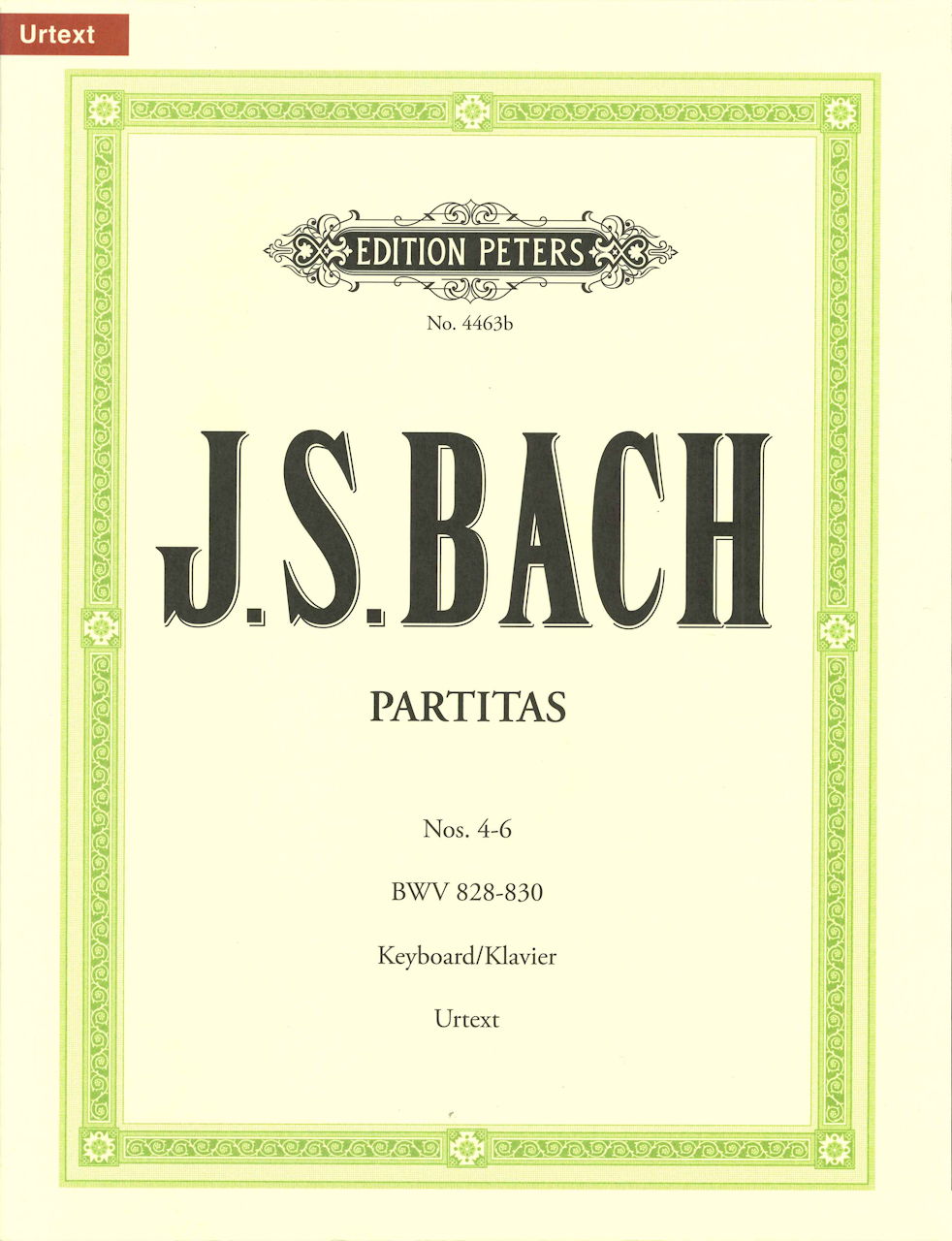 Bach, Partiten 4-6 (Soldan) (Peters)