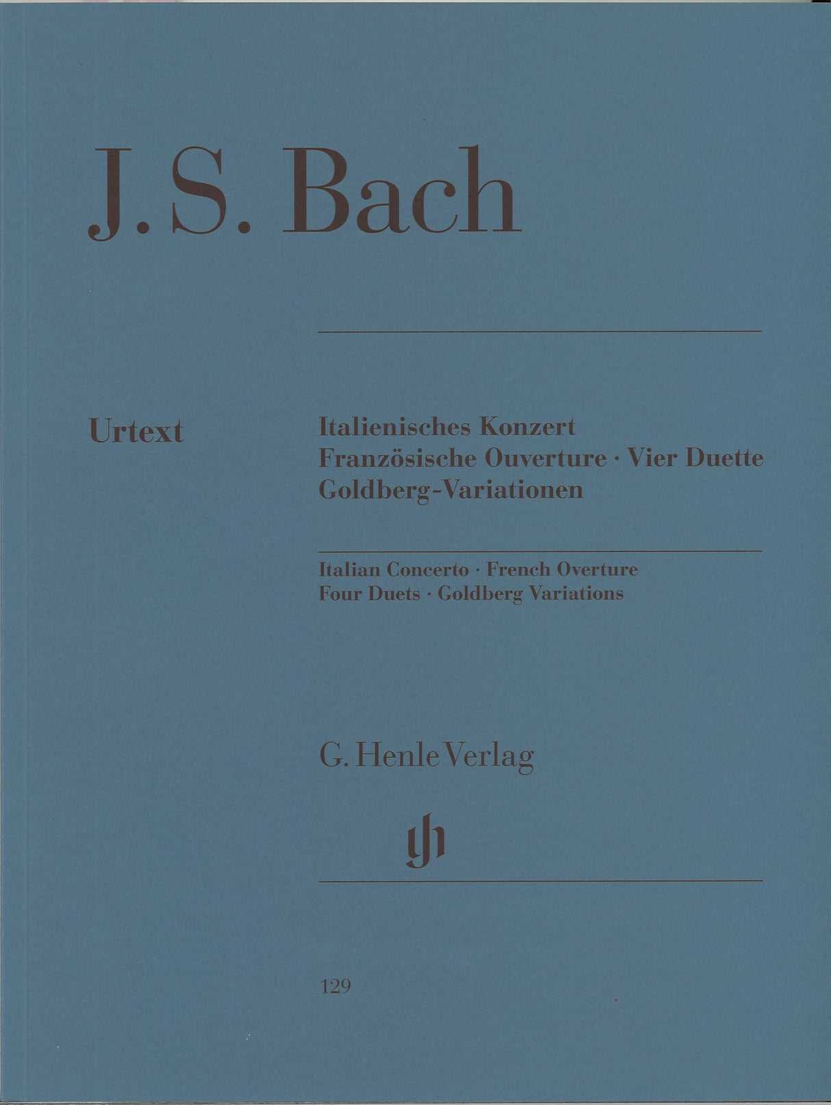 Bach, Italian Concerto; Goldberg Var. (Henle)