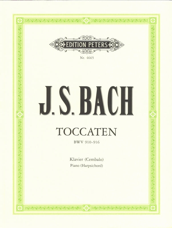 Bach, Toccaten BWV 910-916 (Keller) (Peters)