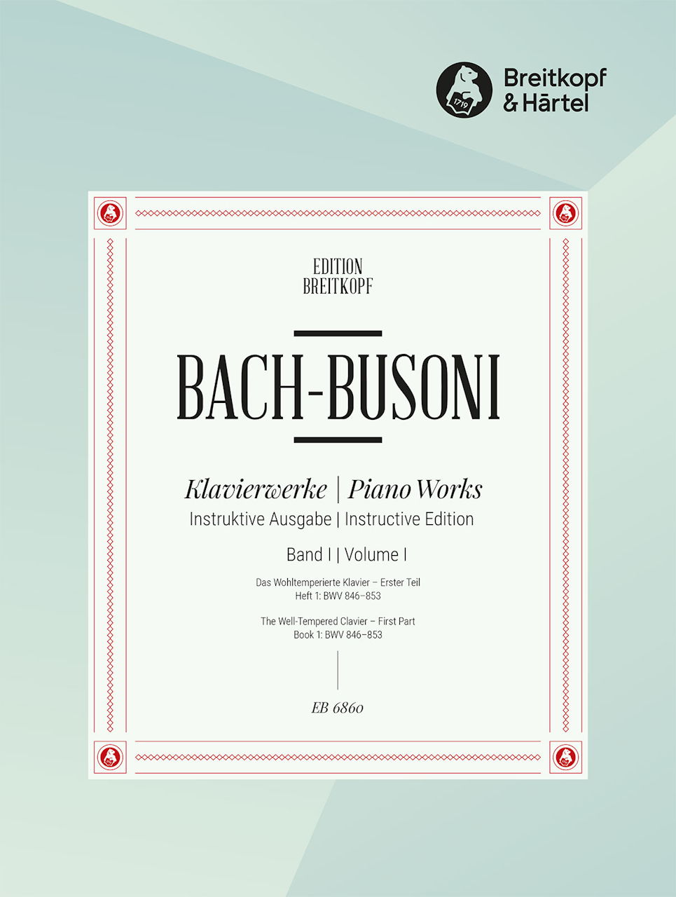 Bach, Wohltemperierte Klavier 1/1(Busoni (Breitkopf)