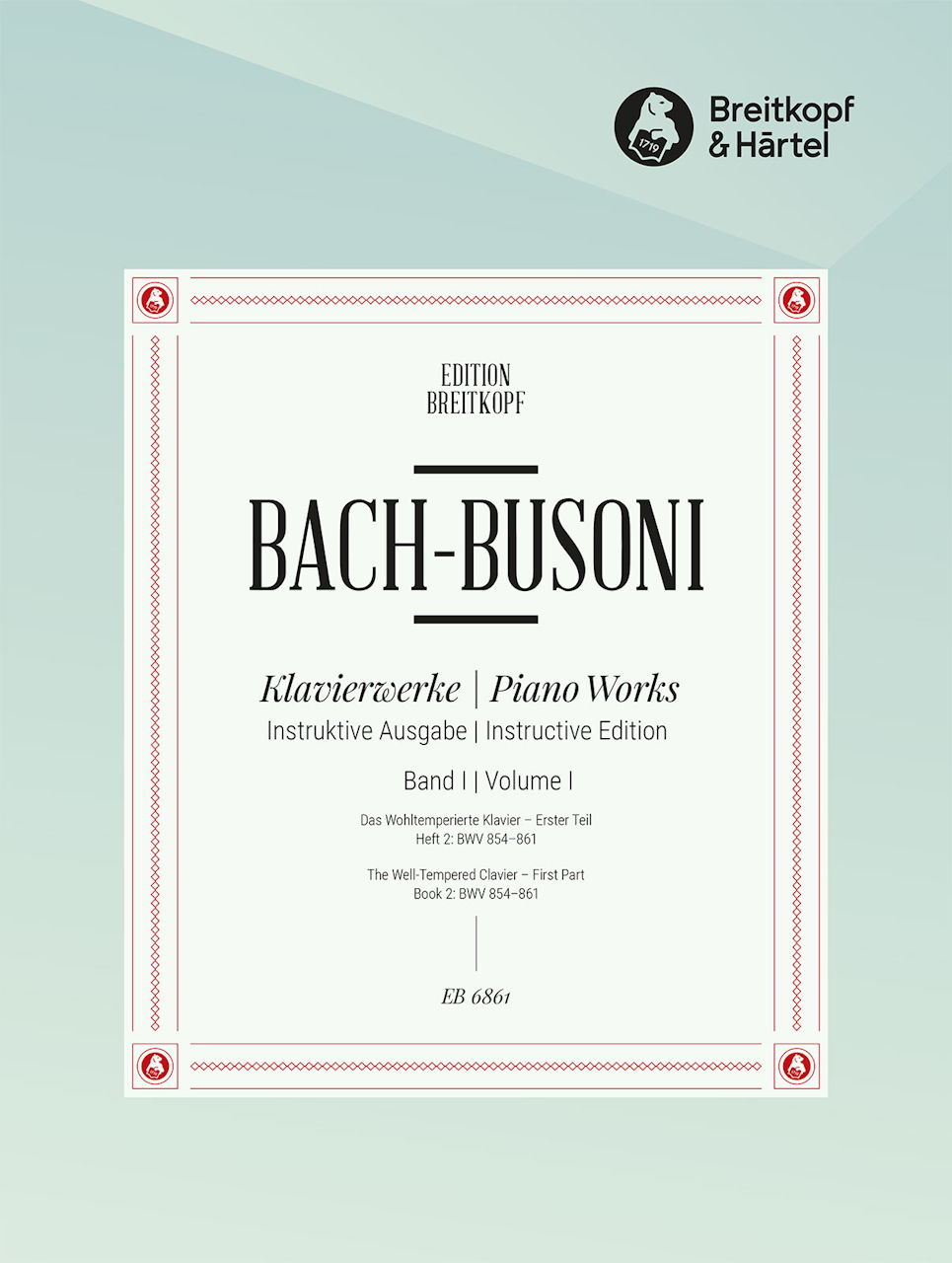 Bach, Wohltemperierte Klavier 1/2(Busoni (Breitkopf)