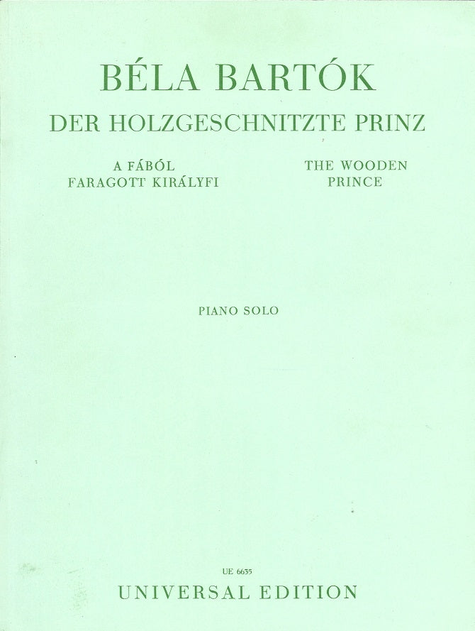 Bartok, Holzgeschnizte Prinz op. 13 (Universal)
