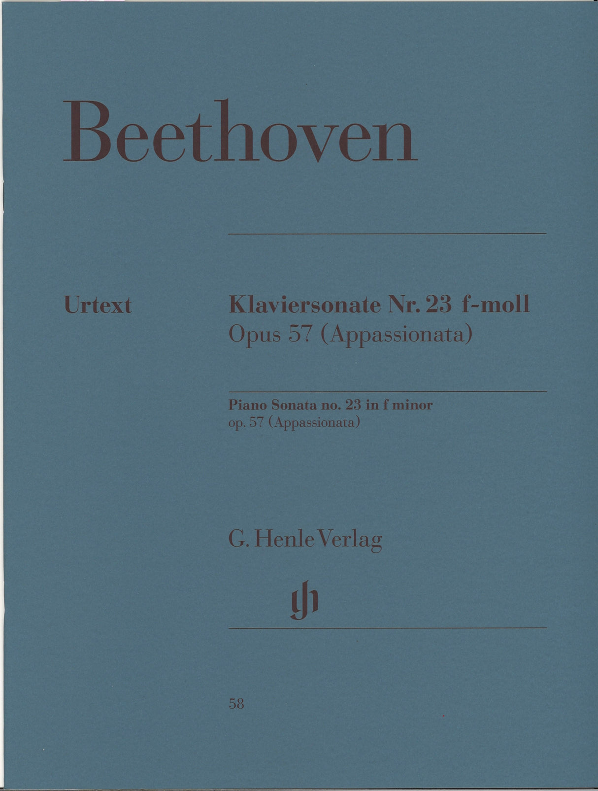 Beethoven, Sonata No.23 Appass. Wallner (Henle)