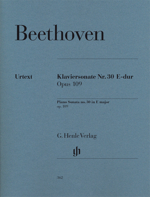 Beethoven, Sonata No.30 op. 109 (Wallner (Henle)