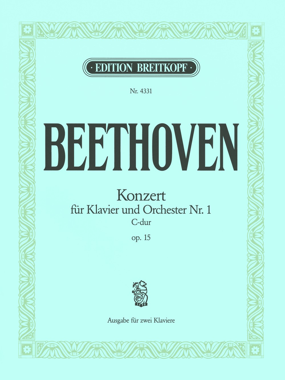 Beethoven, Concerto No. 1 (d'Albert) (Breitkopf)