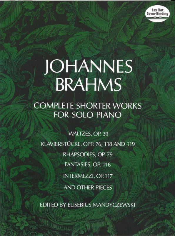Brahms, Complete Shorter Works for Piano (Dover)