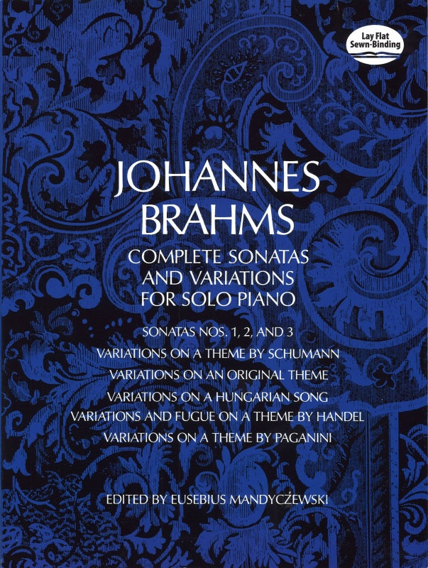 Brahms, Complete Sonata & Variatations (Dover)
