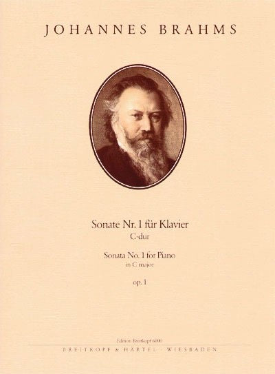 Brahms, Sonata No. 1 in C op. 1 (Breitkopf)
