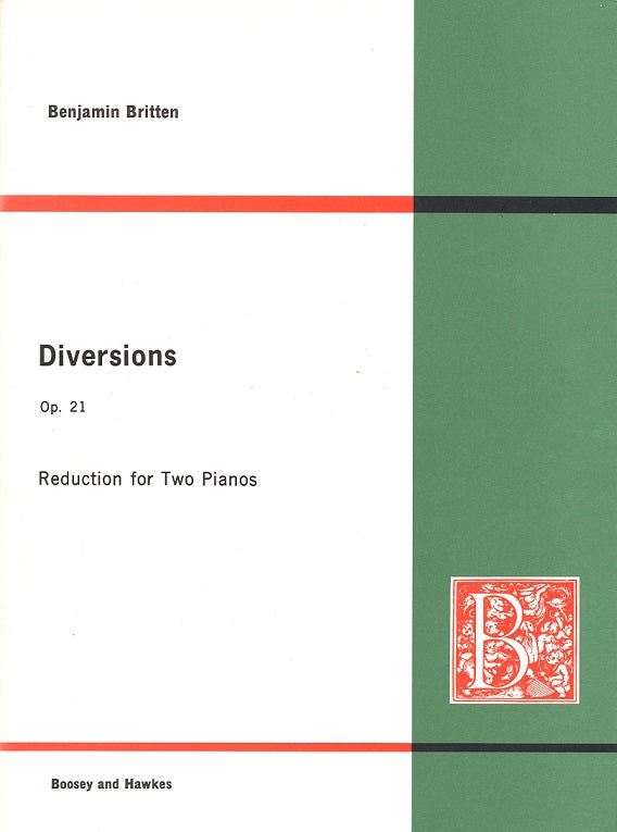 Britten, Diversions (2-Pf Red) [L.H.] (Boosey)