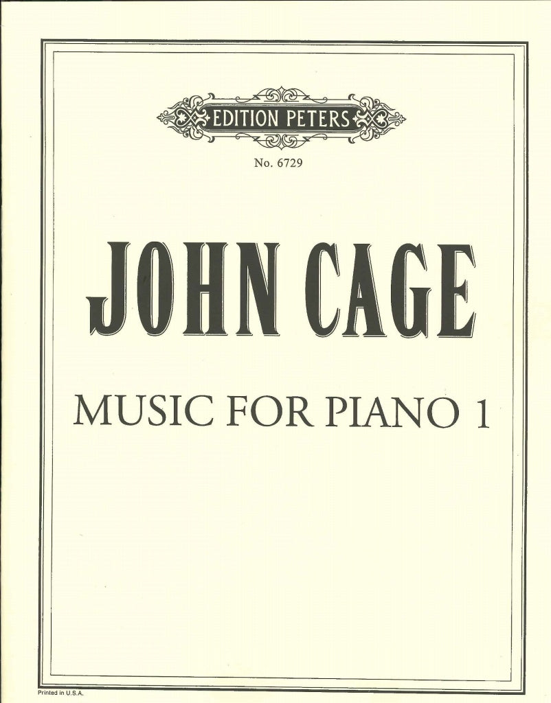Cage, Music for Piano 1 (Peters)