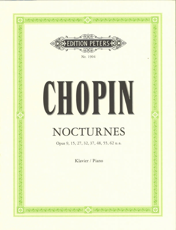 Chopin, Nocturnes (Scholtz/Poznik) (Peters)
