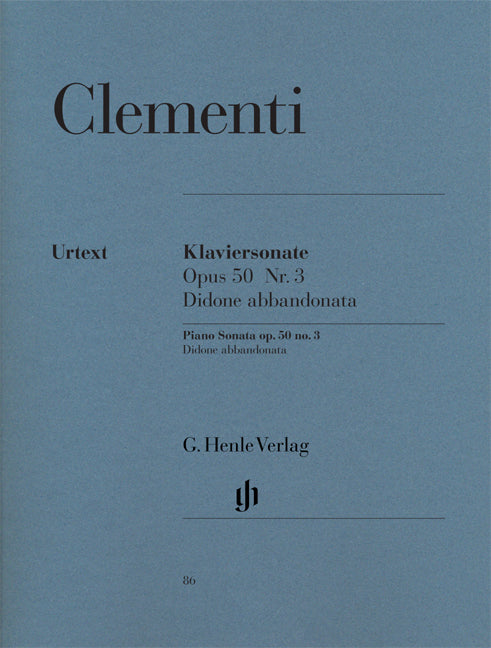 Clementi, Sonate 'Didone abbandonata' (Henle)