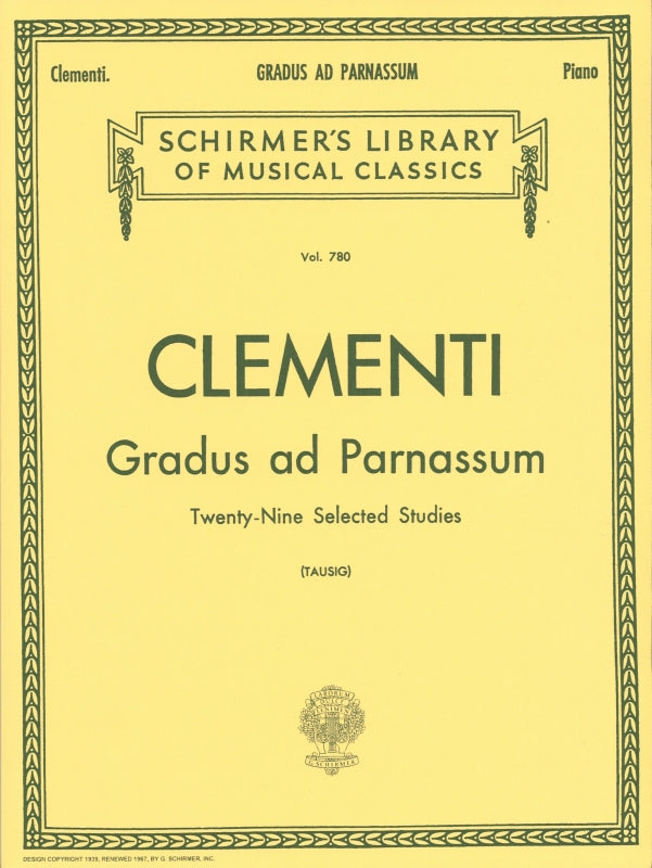 Clementi, Gradus ad Parnassum (Tausig) (G.Schirmer)