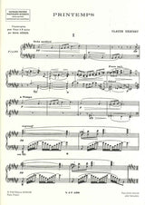 Debussy, Printemps, suite symphonique (Durand)