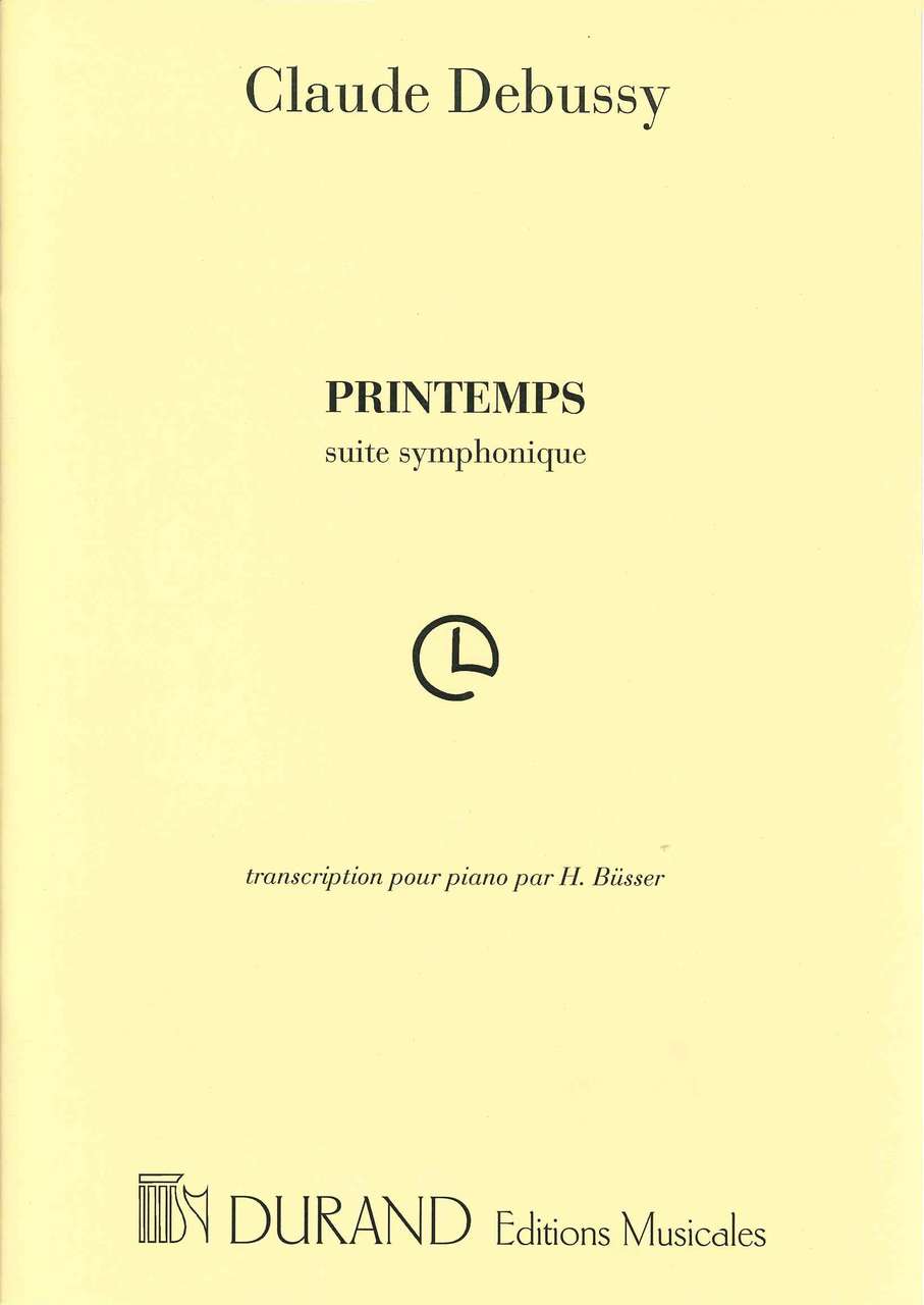 Debussy, Printemps, suite symphonique (Durand)