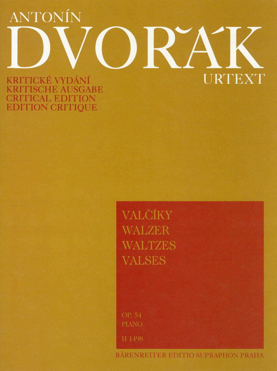Dvorak, Waltzes op. 54 B 101 (Supraphon)