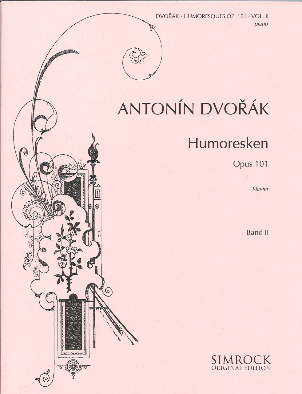 Dvorak, Humoresken op. 101 B 187, II (Simrock)