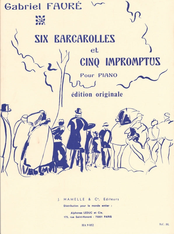 Faure, Barcarolles 1-6; Impromptus 1-5 (Hamelle)
