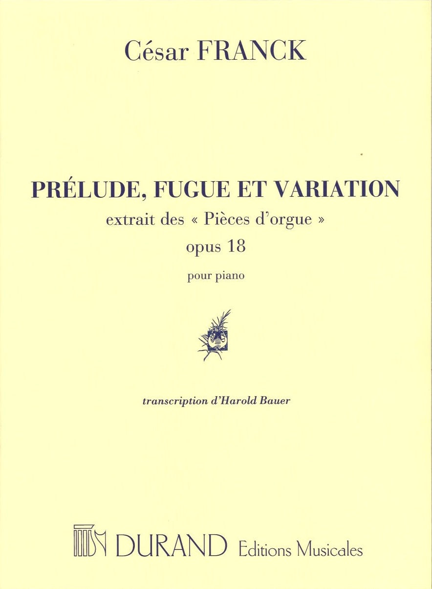 Franck, Prelude Fugue & Variation (Bauer (Durand)